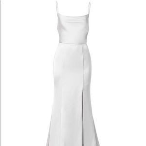 Amsale long bridesmaids dress Chloe (ivory)